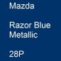 Preview: Mazda, Razor Blue Metallic, 28P.